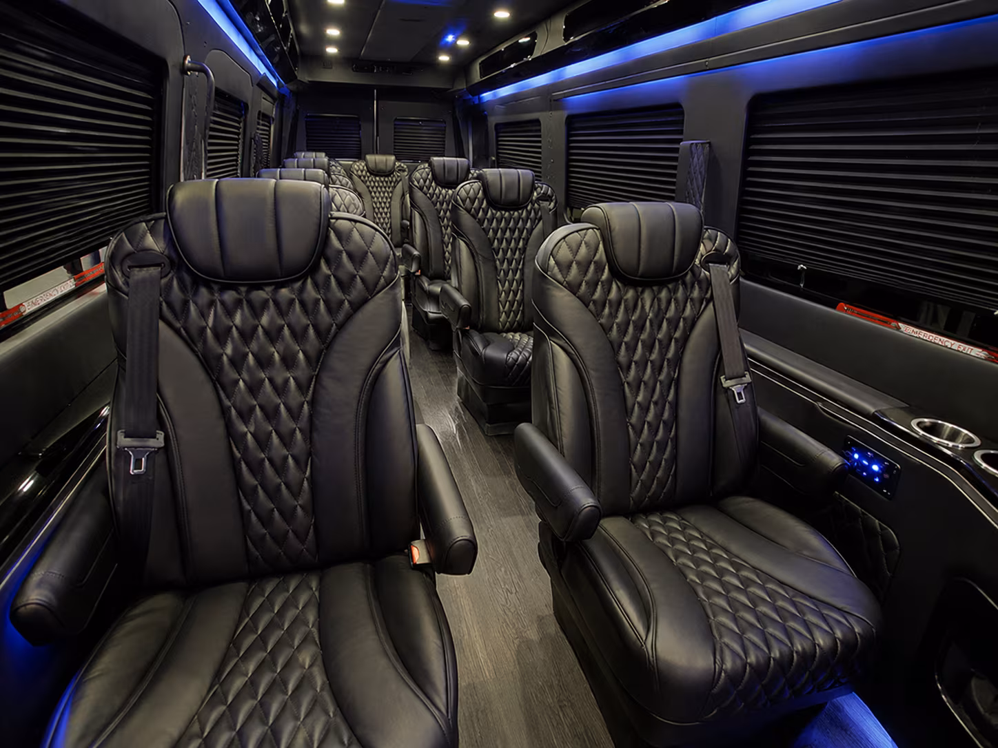 orem concert transportation onboard seating